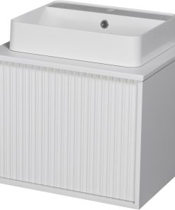 White vanity unit Cork