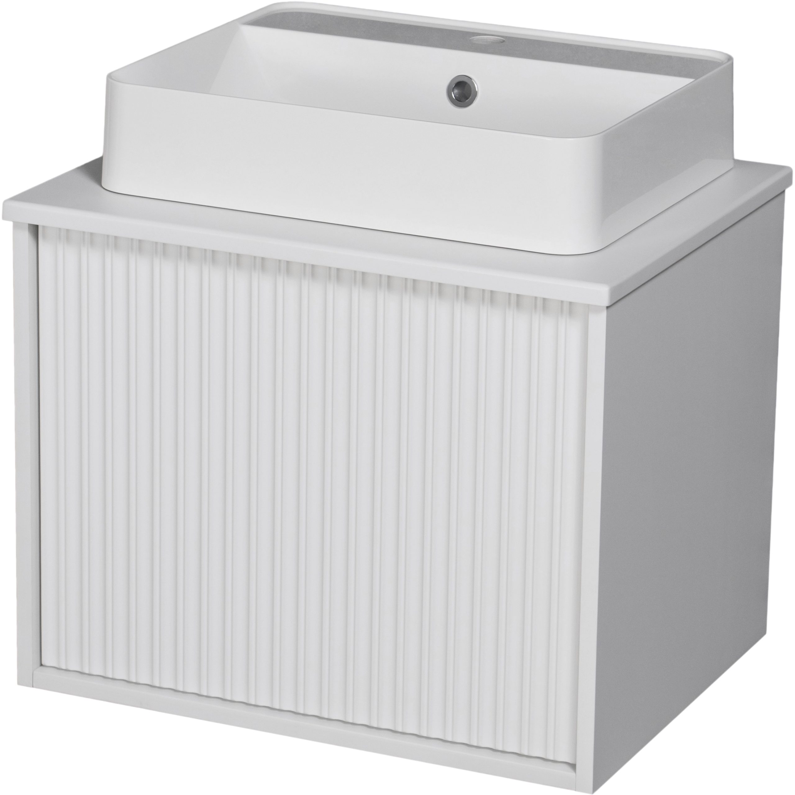 White vanity unit Cork