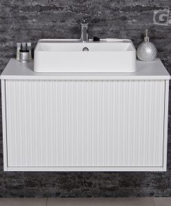 800mm white vanity unit Galway