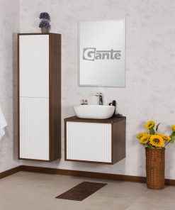 Tall Storage Unit Venus, Walnut - Image 5