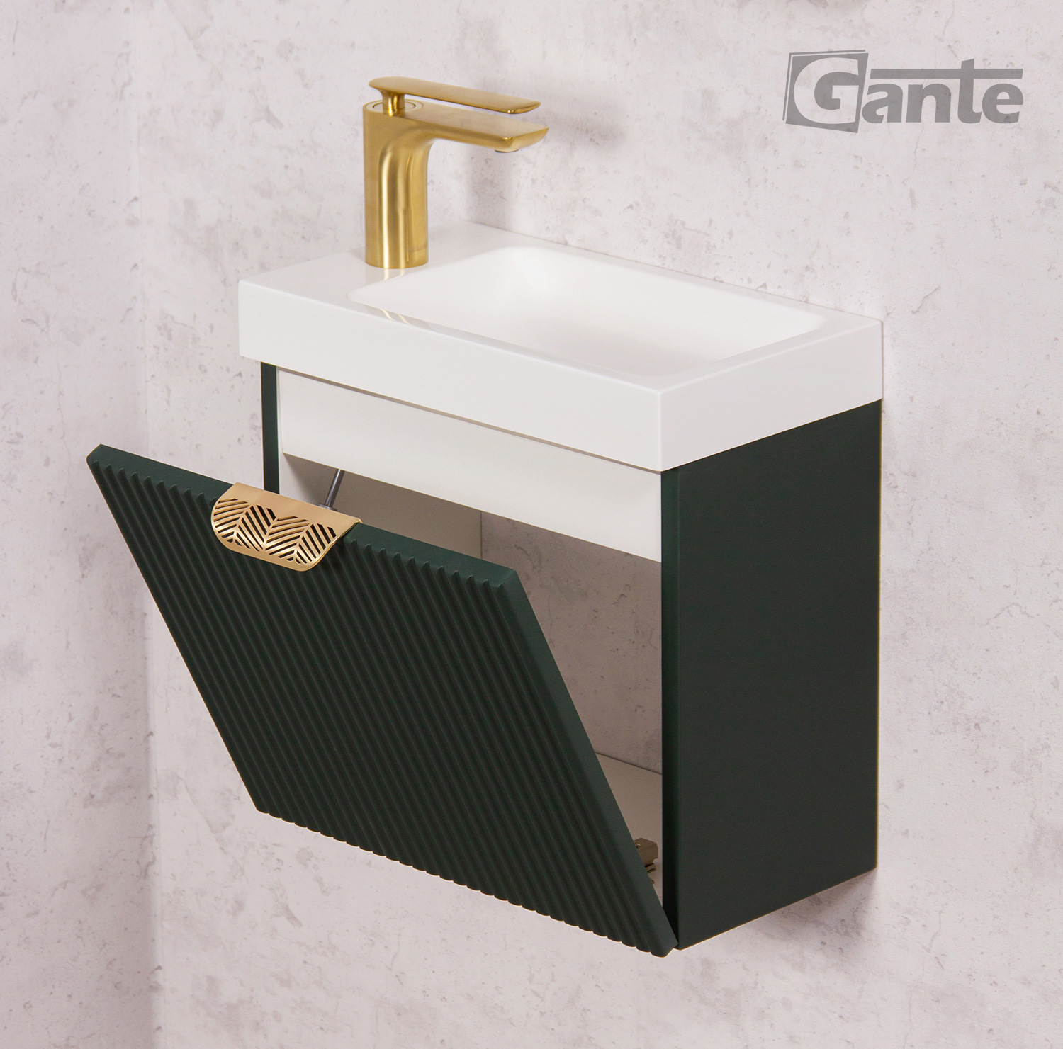 Vanity Unit Fresco, Green - Image 4