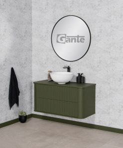 Dark Olive vanity unit