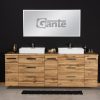 oak vanity unit 200cm