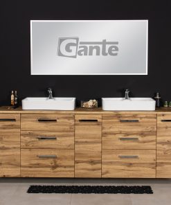 oak vanity unit 200cm
