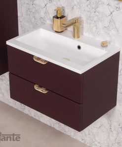 Vanity Unit Magnolia 60cm, Burgundy - Image 3