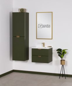 Dark Olive vanity unit