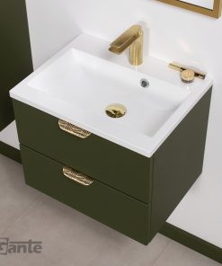 Vanity Unit Magnolia 50cm, Dark Olive - Image 3