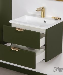 Vanity Unit Magnolia 50cm, Dark Olive - Image 4
