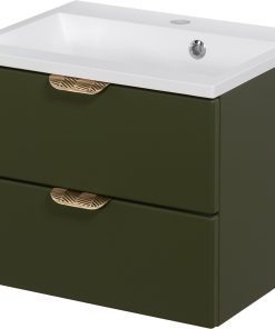 Vanity Unit Magnolia 50cm, Dark Olive - Image 5