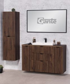 120cm vanity unit in walnut