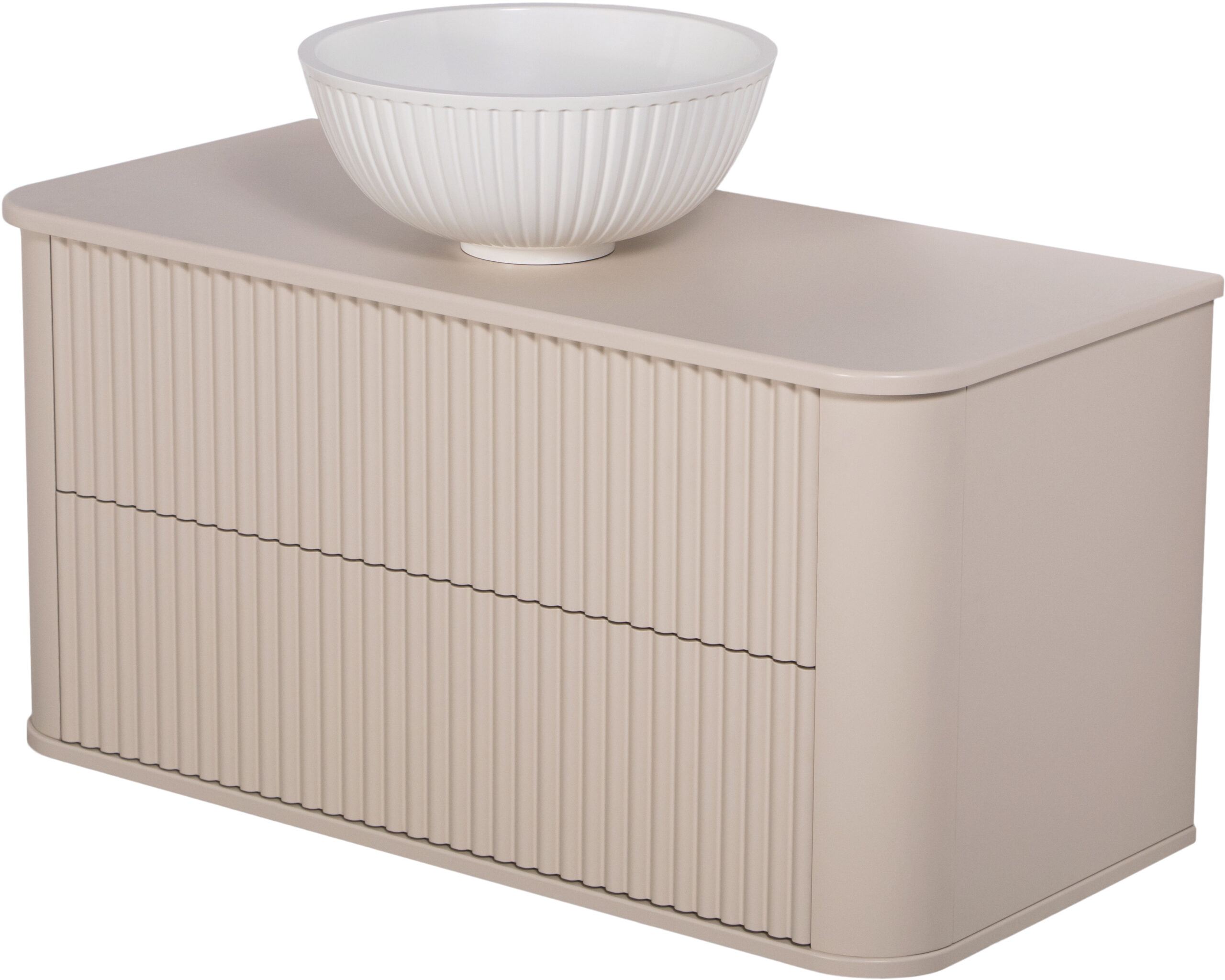 Vanity Unit Lila 100 cm, Sand - Image 5