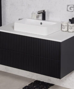 black vanity unit Galway