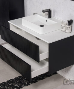 black vanity unit Galway