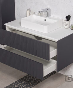 Graphite vanity unit Carlow