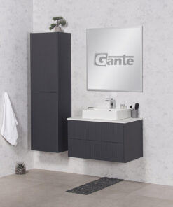 graphite vanity unit