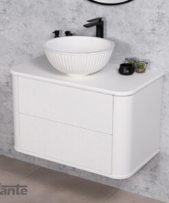 White vanity unit Drogheda, double sink