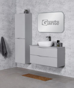 Light grey vanity unit Waterford