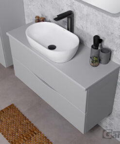 Light grey vanity unit Waterford
