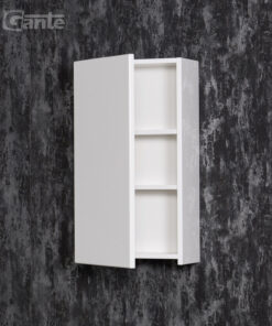 white matt bathroom cabinet