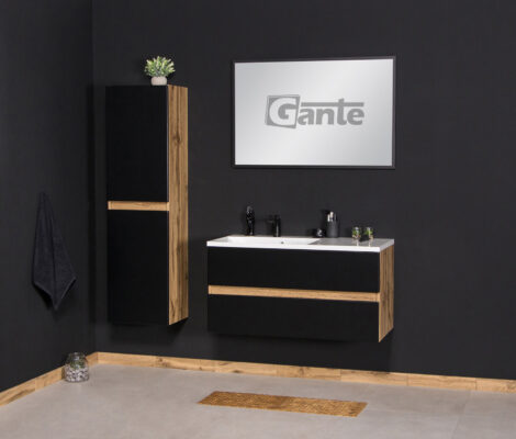 Black vanity unit Clane