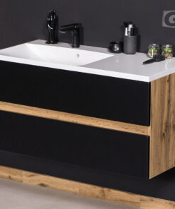 Vanity Unit Esto 100 cm, Black