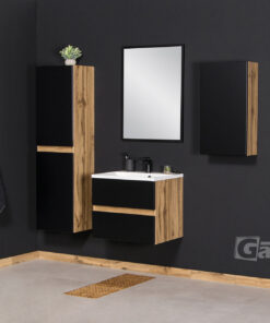 black oak vanity unit Cork
