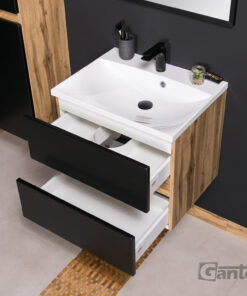 Vanity Unit Esto 60 cm, Black