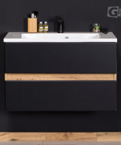 Vanity Unit Esto 80 cm, Black