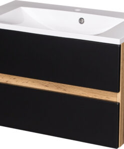 Vanity Unit Esto 80 cm, Black