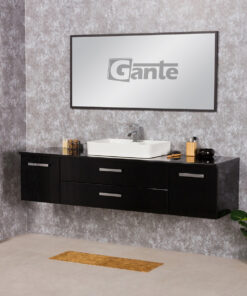 Vanity Unit Focus 180cm, Luna, Black