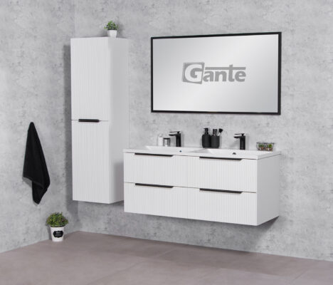 120cm double sink vanity unit