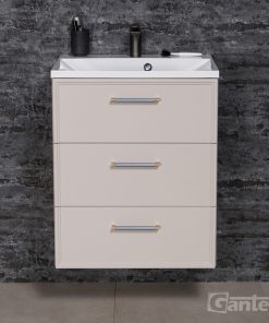 60cm beige vanity unit