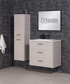 beige vanity unit