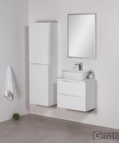 White vanity unit Cork