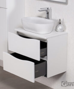 White vanity unit Cork