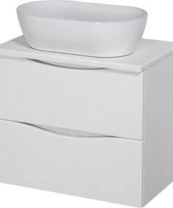 White vanity unit Cork