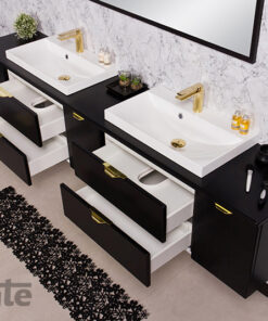 Vanity Unit Victa 210cm, Black