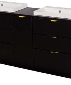 210cm black vanity Galway