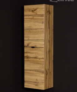 oak bathroom storage unit
