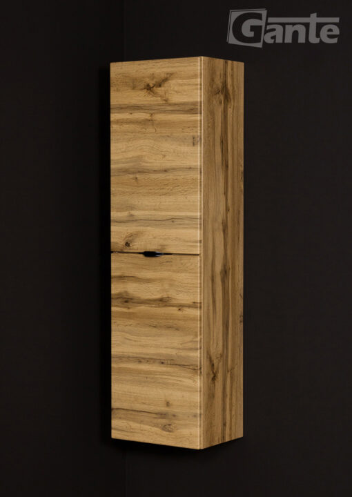 oak bathroom storage unit