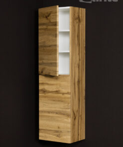 oak bathroom storage unit