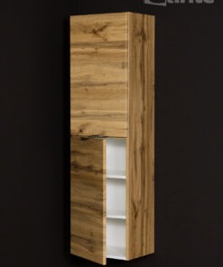 oak bathroom storage unit
