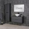 100mm anthracite vanity unit