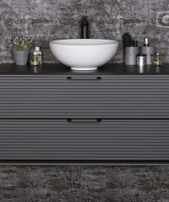 100mm anthracite vanity unit