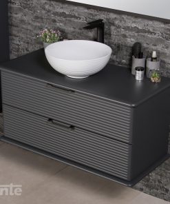 100mm anthracite vanity unit