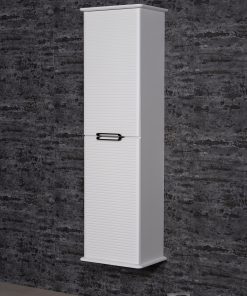 White bathroom storage unit Dublin