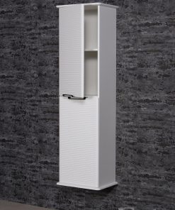 White bathroom storage unit Dublin