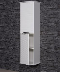 White bathroom storage unit Dublin