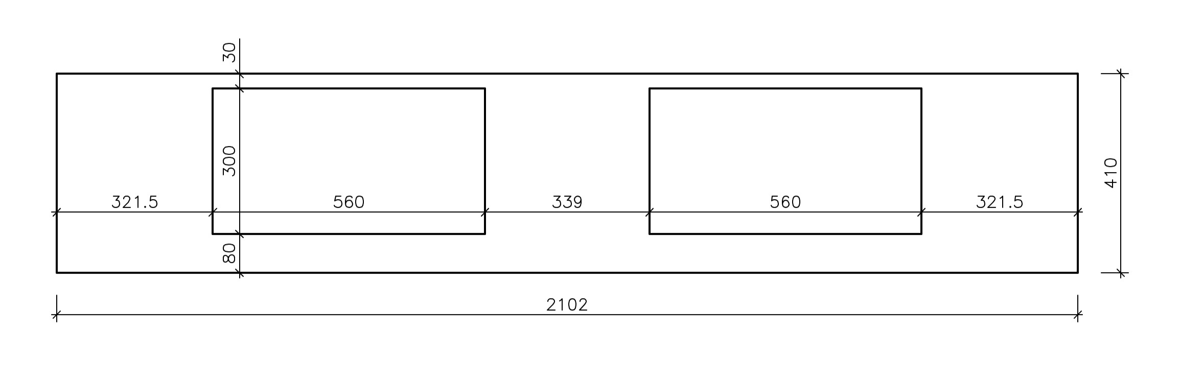 Instructions for sink cut-out