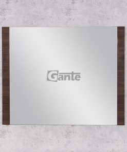 Walnut framed mirror